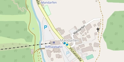Pistenhotel auf Satellitenbild