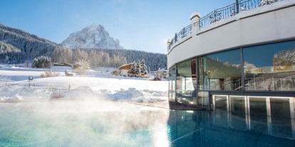 Hotels an der Piste - Hotel-Schwerpunkt: Skifahren & Ruhe - Wolkenstein-Gröden - INDOOR & OUTDOOR POOL - Granvara Relais & SPA Hotel