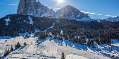 Hotels an der Piste - geführte Skitouren - Wolkenstein in Gröden - Direkt am Fusse von Lang- und Plattkofel - Sporthotel Monte Pana