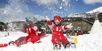 Hotels an der Piste - Kinder-/Übungshang - Skigebiet Gröden - Paradies für Kinder - Sporthotel Monte Pana