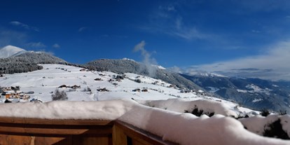 Hotels an der Piste - Hotel-Schwerpunkt: Skifahren & Wellness - Wolkenstein (Trentino-Südtirol) - Panoramablick vom Hotel - Hotel Oberlechner