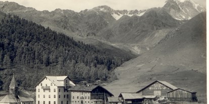 Hotels an der Piste - Skiservice: Skireparatur - Moos/Pass - Kurzras früher - Piccolo Hotel Gurschler