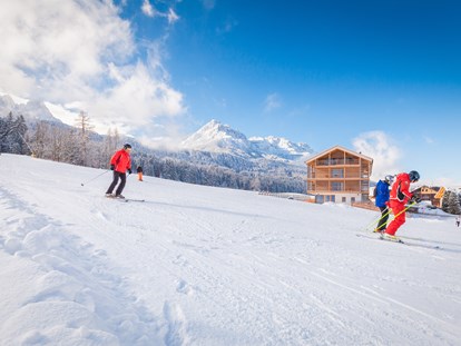 Hotels an der Piste - Hotel-Schwerpunkt: Skifahren & Ruhe - Dolomiten - SKI IN - SKI OUT - JOAS natur.hotel.b&b