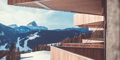 Hotels an der Piste - Skiraum: videoüberwacht - Vals/Mühlbach - Aussicht - SPACES Hotel