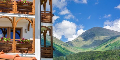 Hotels an der Piste - Skigebiet Gitschberg Jochtal - Blick auf den Gitschberg und ins Tal - Hotel Alpenfrieden