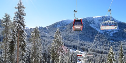 Hotels an der Piste - Hotel-Schwerpunkt: Skifahren & Sightseeing - Wolkenstein/Gröden - Aufstiegsanlagen - Sporthotel Obereggen