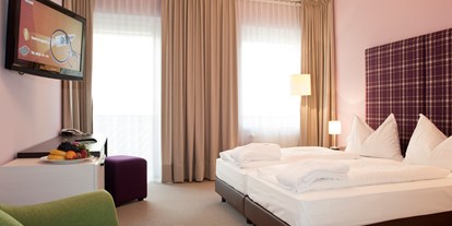Hotels an der Piste - WLAN - Skigebiet Mariazeller Bürgeralpe - Doppelzimmer Komfort - AKTIVHOTEL Weisser Hirsch