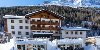 Hotels an der Piste - Parkplatz: kostenlos beim Hotel - Skigebiet Sulden am Ortler - Hotel Eller
