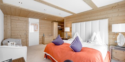 Hotels an der Piste - Suite mit offenem Kamin - Doppelzimmer Deluxe - TOP Hotel Hochgurgl