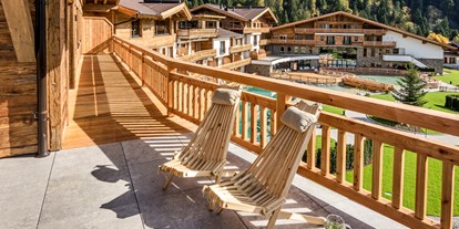 Hotels an der Piste - Hotel-Schwerpunkt: Skifahren & Familie - Itter - Großzügige Dachterrasse für das Sonnenbad - Kaiserlodge