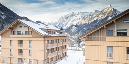 Hotels an der Piste - Hotel-Schwerpunkt: Skifahren & Familie - Hinterstoder - Winter Aussenansicht - ALPRIMA Aparthotel Hinterstoder