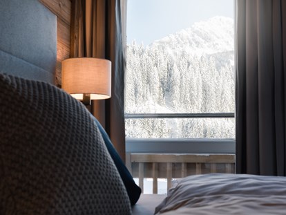 Hotels an der Piste - Verpflegung: Frühstück - Jedes Zimmer bietet herrlichen Bergblick. - meiZeit Lodge