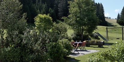 Hotels an der Piste - Hotel-Schwerpunkt: Skifahren & Ruhe - Parpan - Gartenterrasse - Hotel Dieschen