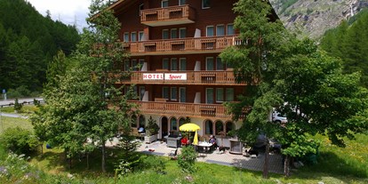 Hotels an der Piste - Ski-In Ski-Out - Saas-Fee - Hotel Sommer - Hotel Sport