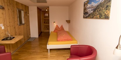 Hotels an der Piste - Hotel-Schwerpunkt: Skifahren & Ruhe - Schweiz - Einzelzimmer - Hotel Slalom