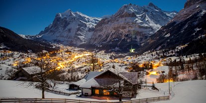 Hotels an der Piste - Klassifizierung: 4 Sterne S - Berner Oberland - Blick auf Grindelwald - Aspen Alpin Lifestyle Hotel Grindelwald