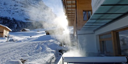 Hotels an der Piste - Wellnessbereich - Fiesch (Bellwald, Fiesch) - Whirlpool direkt an der Piste - Aspen Alpin Lifestyle Hotel Grindelwald