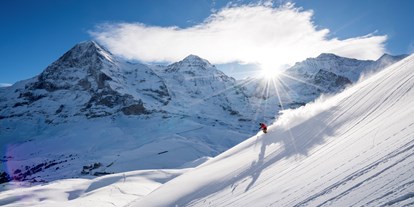 Hotels an der Piste - Hotel-Schwerpunkt: Skifahren & Wellness - Fiesch (Bellwald, Fiesch) - Kl. Scheidegg mit Nordwand - Aspen Alpin Lifestyle Hotel Grindelwald