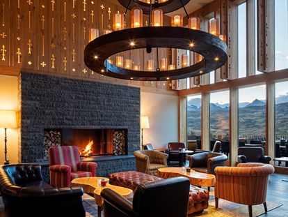 Hotels an der Piste - Hotel-Schwerpunkt: Skifahren & Kulinarik - Lobby - Frutt Mountain Resort