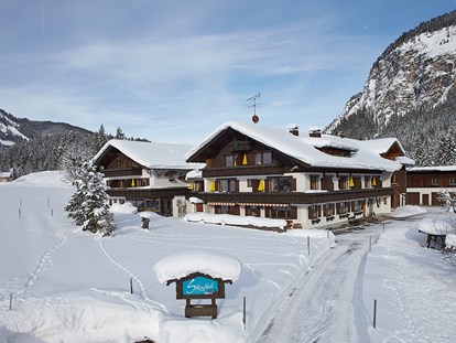 Hotels an der Piste - Hotel-Schwerpunkt: Skifahren & Wellness - Lage Hotel Naturhof Stillachtal Oberstdorf - Hotel Naturhof Stillachtal