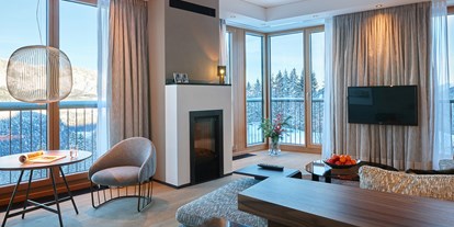Hotels an der Piste - Hotel-Schwerpunkt: Skifahren & Wellness - Skiarena Obersalzberg - Panorama Suite - Kempinski Hotel Berchtesgaden