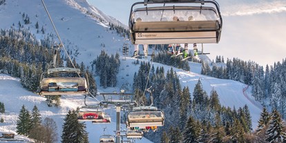 Hotels an der Piste - Hotel-Schwerpunkt: Skifahren & Wellness - Mittelberg (Mittelberg) - Skigebiet Oberjoch mit 32 Pistenkilometern - Panorama Hotel Oberjoch