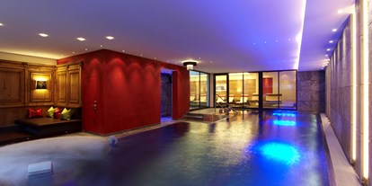 Hotels an der Piste - Alpin pool 12m lang - Hotel Tirol****alpin spa Ischgl 