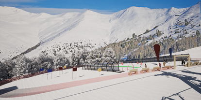 Hotels an der Piste - Skikurs direkt beim Hotel: eigene Skischule - Mals - Goldpark Snowbase - Valrunzhof direkt am Seilbahncenter 