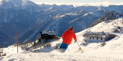 Hotels an der Piste - Hotel-Schwerpunkt: Skifahren & Familie - Salzkammergut - Fahrt zur Kranaebthhütte - Kranabethhütte