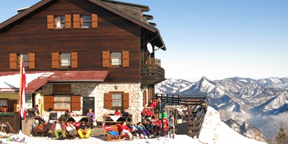 Hotels an der Piste - geführte Skitouren - Ebensee - Kranabethhütte am Feuerkogel im Salzkammergut - Kranabethhütte
