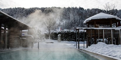 Hotels an der Piste - Pools: Infinity Pool - beheizter Außenpool - Hotel Salzburger Hof Leogang