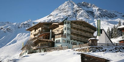 Hotels an der Piste - Sonnenterrasse - Skigebiet Sölden - Aussenansicht - Hotel Silbertal