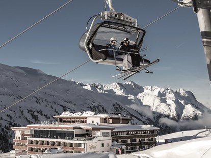 Hotels an der Piste - Skiservice: Skireparatur - Moos/Pass - Ski in Ski Out Hotel Riml - SKI | GOLF | WELLNESS Hotel Riml ****s