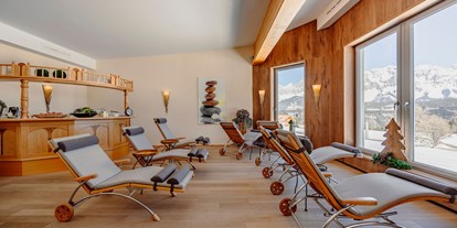 Hotels an der Piste - Hotel-Schwerpunkt: Skifahren & Wellness - Schladming-Dachstein - Panorama Ruheraum - Hotel Waldfrieden