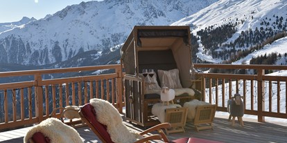 Hotels an der Piste - Hotel-Schwerpunkt: Skifahren & Kulinarik - Moos/Pass - Sonnenterrasse - Hotel Alpenfriede