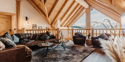 Hotels an der Piste - Hotel-Schwerpunkt: Skifahren & Familie - Schönau am Königssee - Wohnzimmer Wild Moose - WoodRidge Luxury Chalets