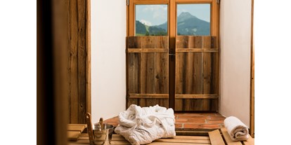 Hotels an der Piste - Hotel-Schwerpunkt: Skifahren & Romantik - Oberndorf in Tirol - Altholzsauna - Hotel Kirchenwirt
