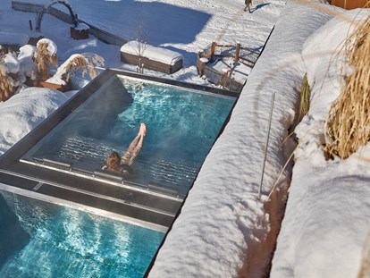 Hotels an der Piste - Pools: Infinity Pool - die HOCHKÖNIGIN - Mountain Resort