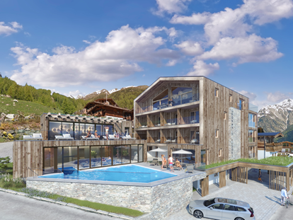 Hotels an der Piste - Pools: Infinity Pool - Schnals - Grünwald Resort Sölden