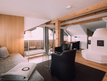 Hotels an der Piste - geführte Skitouren - Skigebiet Oberstdorf Kleinwalsertal - Junior Suite - Das Naturhotel Chesa Valisa****s