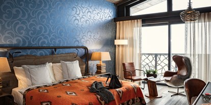 Hotels an der Piste - Suite mit offenem Kamin - Davos Platz - Valsana Premium Doppelzimmer - Valsana Hotel Arosa