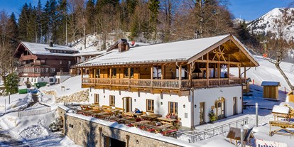 Hotels an der Piste - Skikurs direkt beim Hotel: für Erwachsene - Söll - Brösel Alm am Berghotel Sudelfeld direkt am Skigebiet Sudelfeld - Bayrischzell - Berghotel Sudelfeld