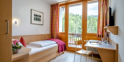 Hotels an der Piste - Hotel-Schwerpunkt: Skifahren & Familie - Itter - Einzelzimmer im Berghotel Sudelfeld - Berghotel Sudelfeld