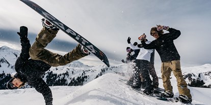 Hotels an der Piste - Hotel-Schwerpunkt: Skifahren & Wellness - Brand (Brand) - Snowpark in Damüls - Hotel Garni Alpina