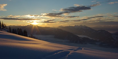 Hotels an der Piste - geführte Skitouren - Kärnten - Sonnenuntergang - Almhotel Fichtenheim