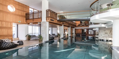 Hotels an der Piste - Pools: Außenpool beheizt - Umhausen - Aqua Monte Wasserwelt - Schlosshotel Fiss