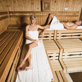 Skihotel: Finnische Sauna - Landhotel Schermer