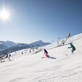 Skigebiet: Sonnige Abfahrt im Ski Juwel Alpbachtal Wildschönau - Ski Juwel Alpbachtal Wildschönau