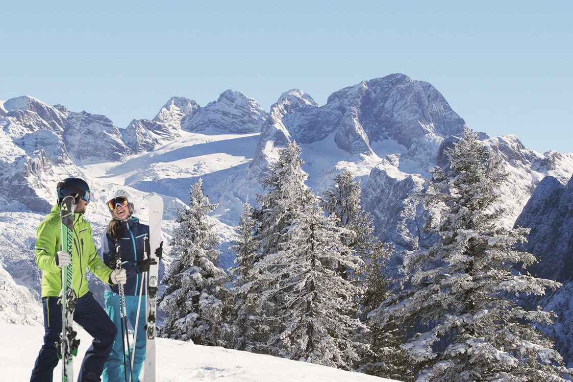 Skiregion: Panoramablick auf den Dachstein - Skiregion Dachstein West