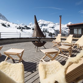 Skihotel: Sonnenterrasse vom Jagdschloss - Jagdschloss-Resort
